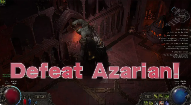 how to defeat Azarian, the Forsaken Son